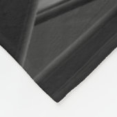 endloses Monochrom : Fleecedecke (Ecke)