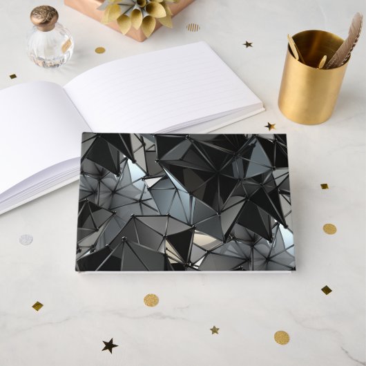 endloses Monochrom : Gästebuch (Vorderseite Offen)