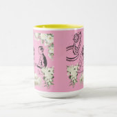 Endloses Schwur-Magie-Rosa Tasse (Zentrum)