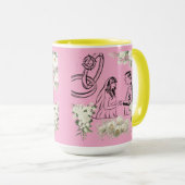 Endloses Schwur-Magie-Rosa Tasse (VorderseiteRechts)