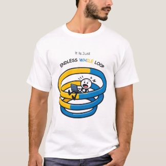 Endlosschleifenbewusster Python-Entwickler | T-Shi T-Shirt