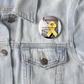 Endo:  Er ist wie im Stacheldraht eingewickelt Button (Beispiel)