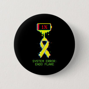 Endo-Flare Endometriose niedrige Batterie gelbes B Button