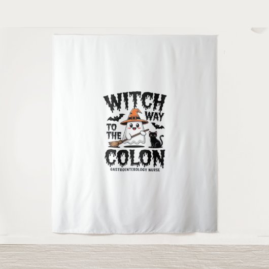 Endo Nurse Halloween Gastrointestinale Krankenschw Wandteppich (Vorderseite)