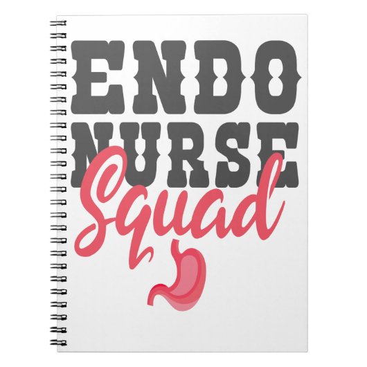 Endo Nurse Squad Funny Nursing Student Geschenk Notizblock (Vorderseite)