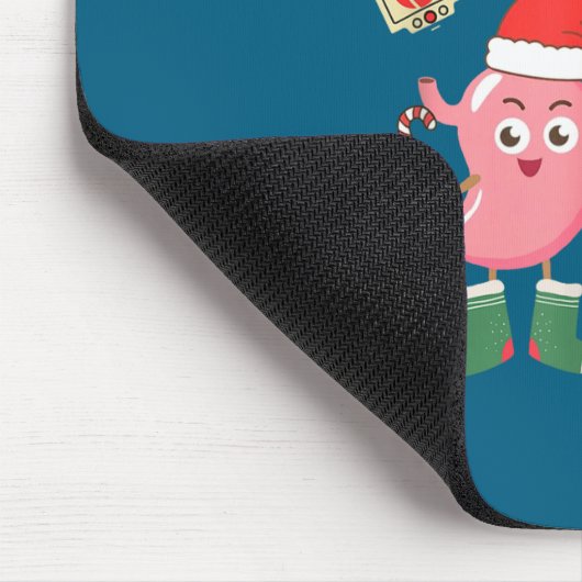 Endo Squad Nurse Stomach Santa Hat Endoscopy Tech  Mousepad (Ecke)