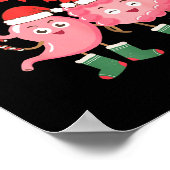 Endo Squad Nurse Stomach Santa Hat Endoscopy Tech  Poster (Ecke)