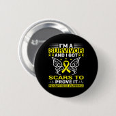 Endo Warrior Endometriose Awarene Button (Vorne & Hinten)