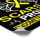 Endo Warrior Endometriose Awarene Poster (Ecke)