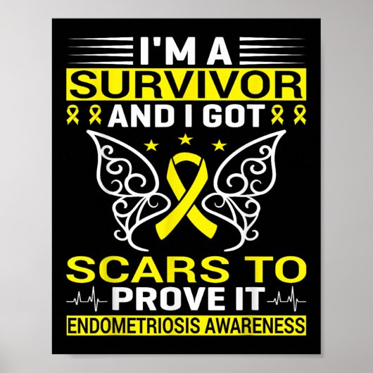 Endo Warrior Endometriose Awarene Poster (Vorne)