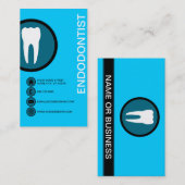ENDODONTIST-Blasen Visitenkarte (Vorne/Hinten)