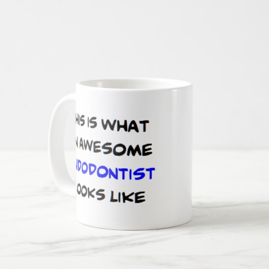 Endodontist, phantastisch kaffeetasse (Vorderseite Links)