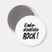 Endodontists Rock! Magnet (Vorderseite/Rückseite)