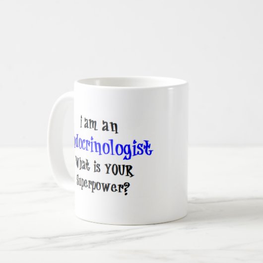 Endokrinologe Kaffeetasse (Vorderseite Links)