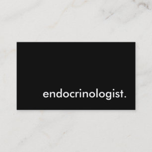 Endokrinologe. Visitenkarte