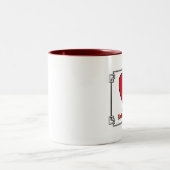 Endokrinologe Zweifarbige Tasse (Mittel)