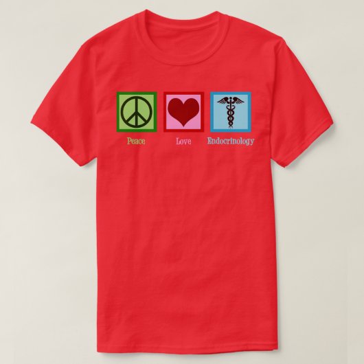 Endokrinologie T-Shirt (Design vorne)