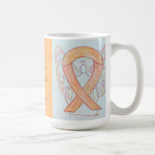 Endometrial Cancer Awareness Ribbon Angel Tasse