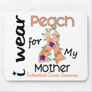 Endometrial Krebs trage ich Pfirsich für meine Mousepad