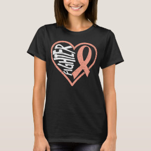 Endometrialer Krebs Kämpfer Uteruskrebs erwacht T-Shirt