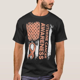 Endometrialer Uteruskrebs Überleben Hysterektomie T-Shirt