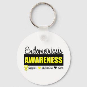 Endometriose Awareness Abzeichen Schlüsselanhänger