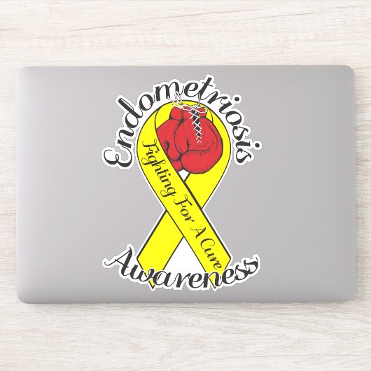 ENDOMETRIOSE AWARENESS Cut Vinyl Sticker (Computer)