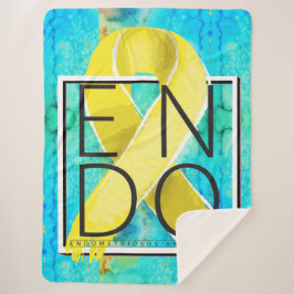 Endometriose Awareness Sherpa Blanka Sherpadecke