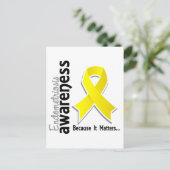 Endometriose-Bewusstsein 5 Postkarte (Stehend Vorderseite)