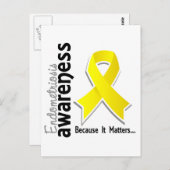 Endometriose-Bewusstsein 5 Postkarte (Vorne/Hinten)