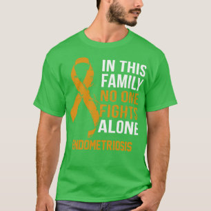Endometriose-Bewusstsein Niemand kämpft allein Hof T-Shirt