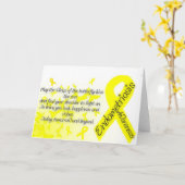 Endometriose-Bewusstsein, Schmetterlingsquote Karte (Gelbe Blume)