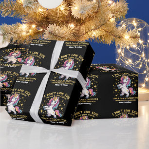Endometriose-Bewusstsein Starker Einhorn-Krieger  Geschenkpapier
