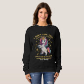Endometriose-Bewusstsein Starker Einhorn-Krieger  Sweatshirt (Vorne ganz)