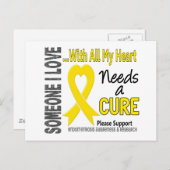 Endometriose braucht eine Heilung 3 Postkarte (Vorne/Hinten)