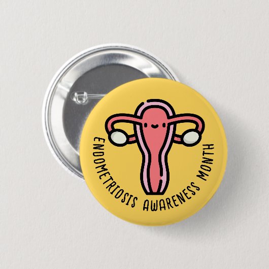 Endometriose Button (Vorne & Hinten)