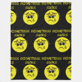 Endometriose Ist zum Kotzen Fleecedecke (Vorderseite)