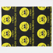 Endometriose Ist zum Kotzen Fleecedecke (Vorderseite (Horizontal))