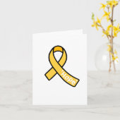 Endometriose Karte (Gelbe Blume)