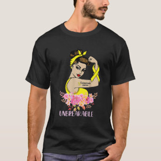 Endometriose Krieger unzerbrechlicher Arm Tattoo S T-Shirt