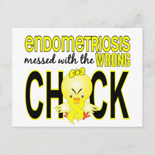 Endometriose mit falschem Schwanz Postkarte