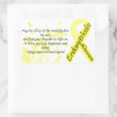 Endometriose Rechteckiger Aufkleber (Tasche)