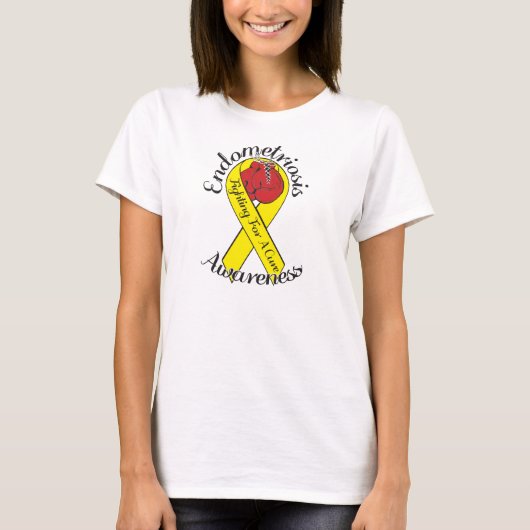 ENDOMETRIOSIS Bella+Leinwand Langschläfer T-Shirt (Vorderseite)