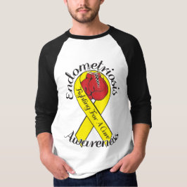 ENDOMETRIOSIS-BEWUSSTSEIN 3/4 Hülseraglan-T - T-Shirt