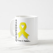 Endometriosis-Bewusstsein 5 Kaffeetasse (Vorderseite Links)
