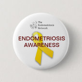 Endometriosis-Bewusstsein Button (Vorderseite)