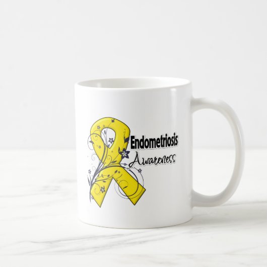 Endometriosis-Bewusstsein Kaffeetasse (Rechts)
