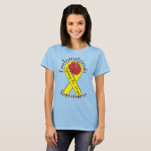 ENDOMETRIOSIS-BEWUSSTSEIN Spirale-Krawatten-T - T-Shirt (Vorne ganz)