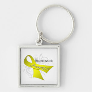 Endometriosis-Bewusstseins-Band Schlüsselanhänger