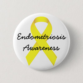 Endometriosis-Bewusstseins-Button Button